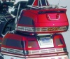 Chromovaná ozdoba spodního zadního kufru Honda GL1500