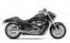 Chromovaný Cobra výfuk Tri-Pro 2-into-1 pro motocykly Suzuki: