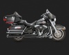 Černý Vance & Hines výfuk PRO PIPE BLACK pro Harley Davidson