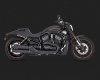 Černý Vance & Hines výfuk WIDOW SLIP-ONS pro Harley Davidson