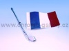 Francouzská vlajka s držákem Honda GL