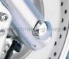 Big Bike Parts - Pravá chromovaná krytka matky přední osky -...