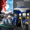 Čiré plexi VStream Harley Davidson
