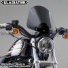 Polohovatelné černé plexi Gladiator Harley-Davidson